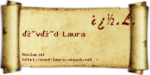 Ávéd Laura névjegykártya
